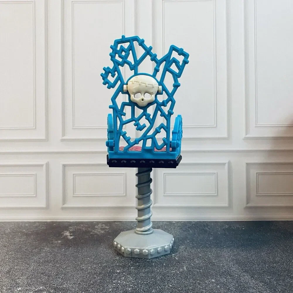 Monster High Dolls Frankie Stein Vanity Doll House Furniture Blue Chair Only 💀
